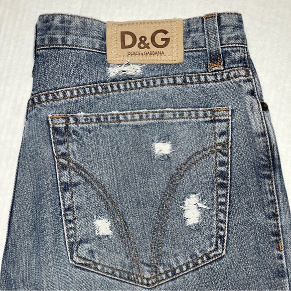 D&G Dolce & Gabbana Made In Italy Ittierre Spa Button Fly Jeans Men's Size 33x32 - Picture 4 of 14
